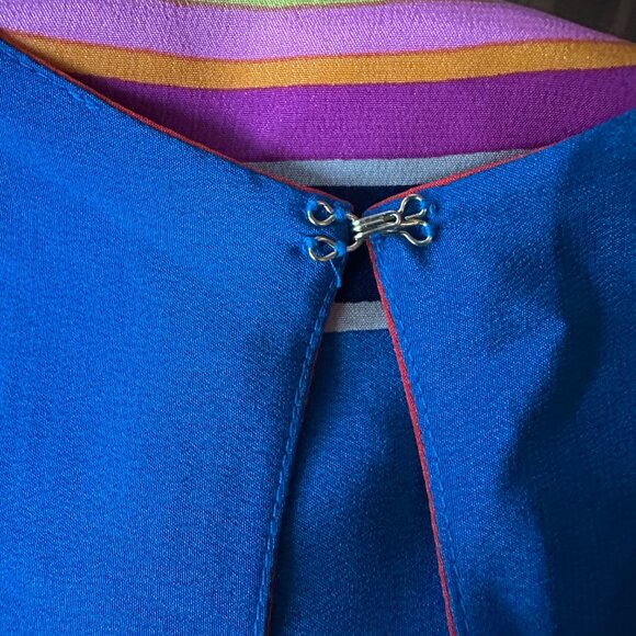 Trina Turk Theodora Maxi Dress Caftan Coverup 100% Silk NWOT XL - Picture 7 of 8